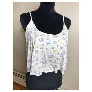 🌻SALE 5 for $25 • Valentine Heart Crop Top NWOT